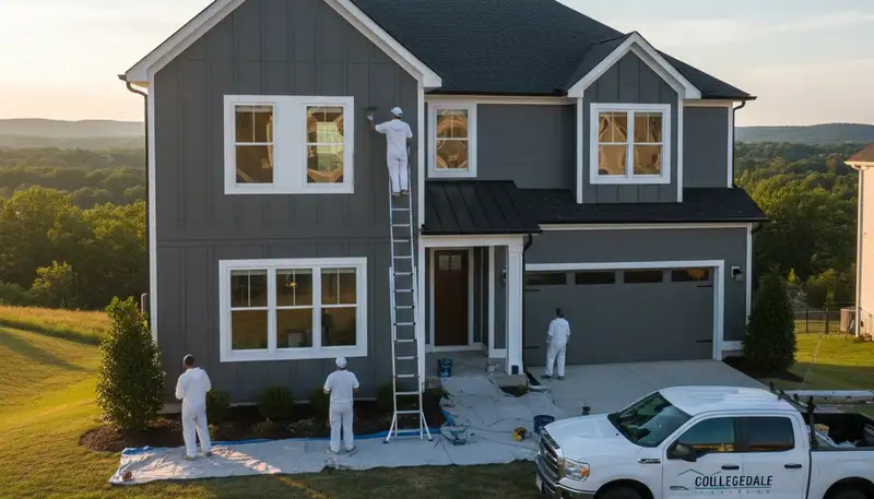 Professional house painting service in Chattanooga, TN for exterior and interior homes