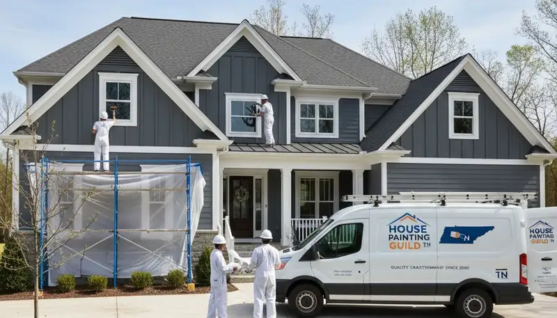 Professional house painting service in Chattanooga, TN by PaintingChattanoogaTN.com