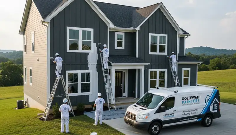 Professional house painters in Chattanooga, TN providing expert residential painting services